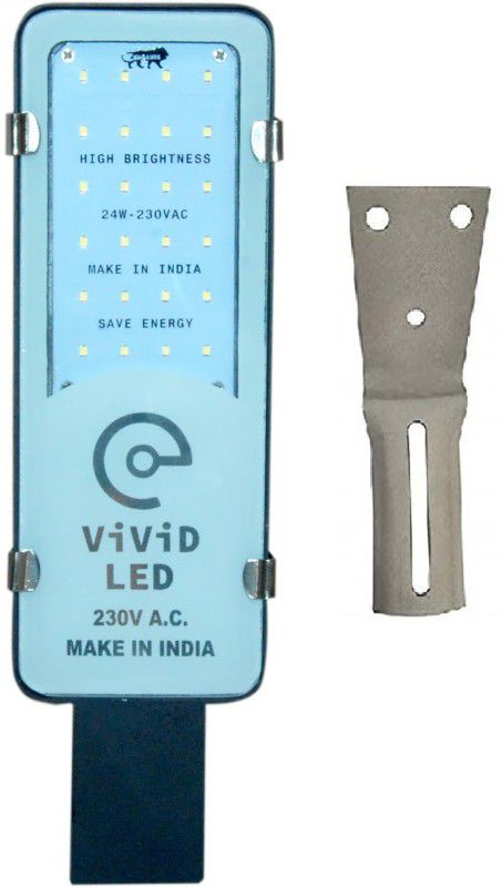 VIVID 24 Watt LED Street Light, White, Two Years Warranty, IP-65, Waterproof Flood Light Outdoor Lamp  (Multicolor)