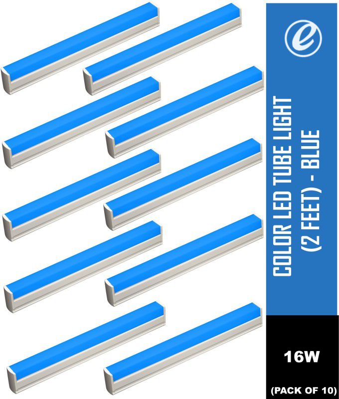 empire electrotech T5 16w 2 Feet Blue Color Led Tube Light Straight Linear LED Tube Light  (Pack of 10)