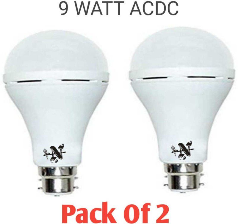 NEW INDIA LIGHTING Ac dc prime 9 WATT 3 hrs Bulb Emergency Light  (White)
