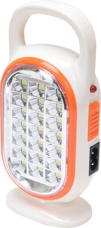 Anushmeet rechargeable emergency light study lantern light with 21HI Bright SMD for home 10 hrs Bulb Emergency Light  (Orange and White)