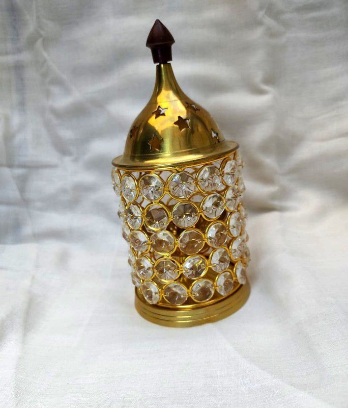 MRIGAKSHI BRASS 20 cm Lamp Base  (Brass)