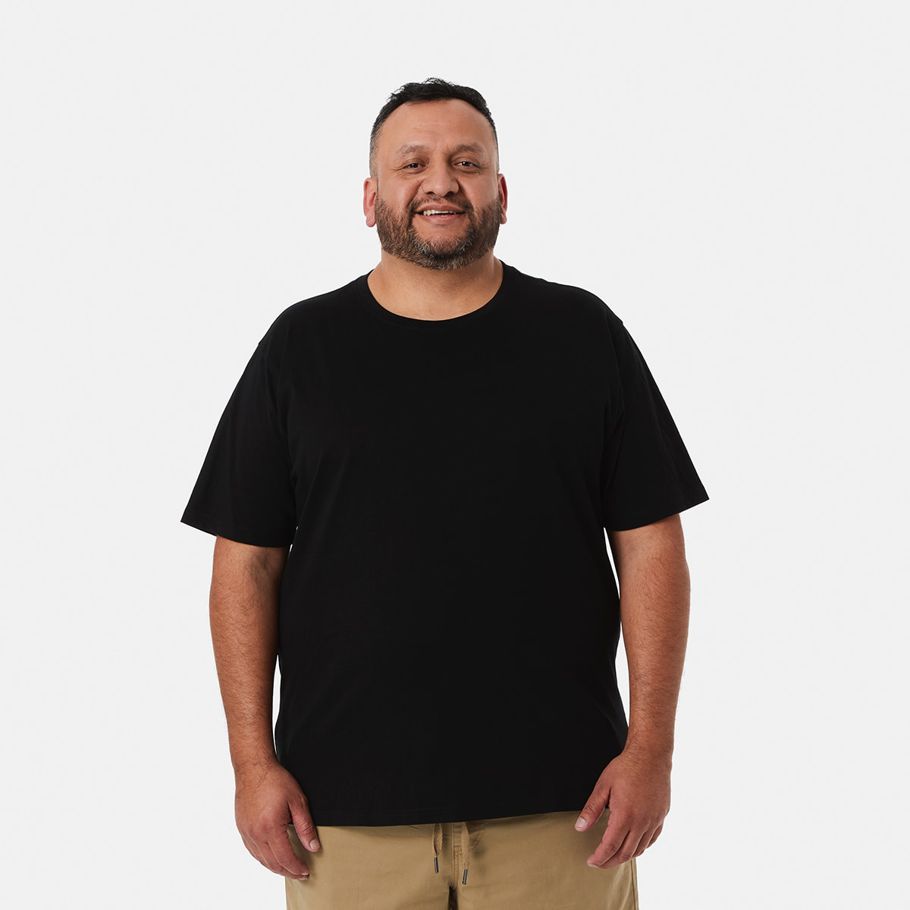 Men's Larger Size Basic Short Sleeve T-shirt