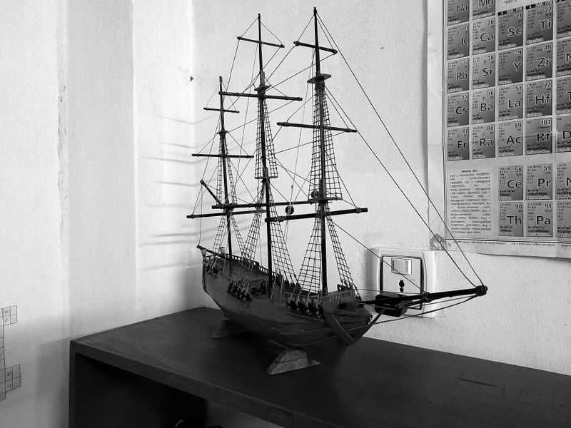 Wooden Mini Model Ship (কাঠের জাহাজ) Hand-made