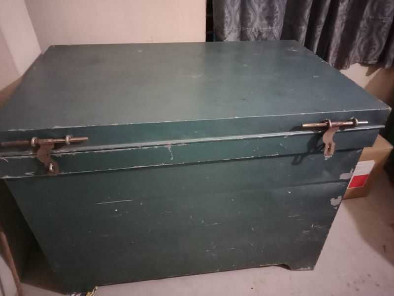 Steel sub box trunk.