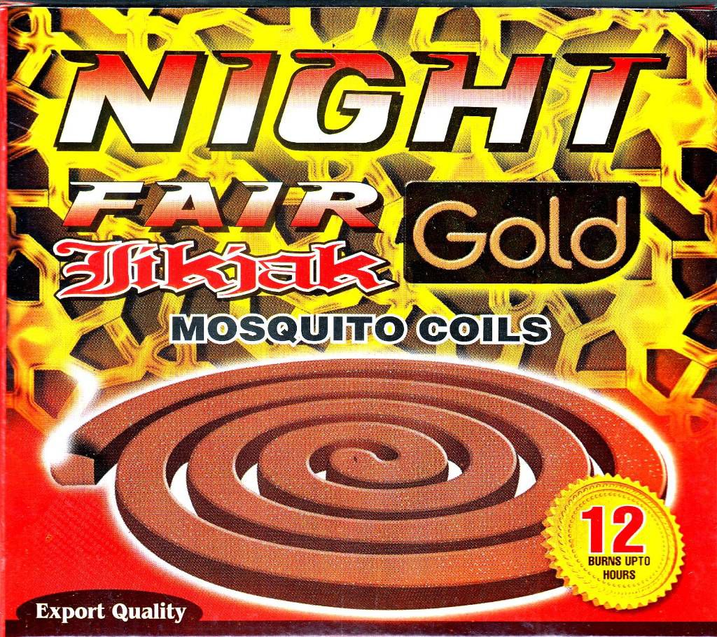 Night Fair JIKJAK GOLD Mosquito Coil - 2 Packet