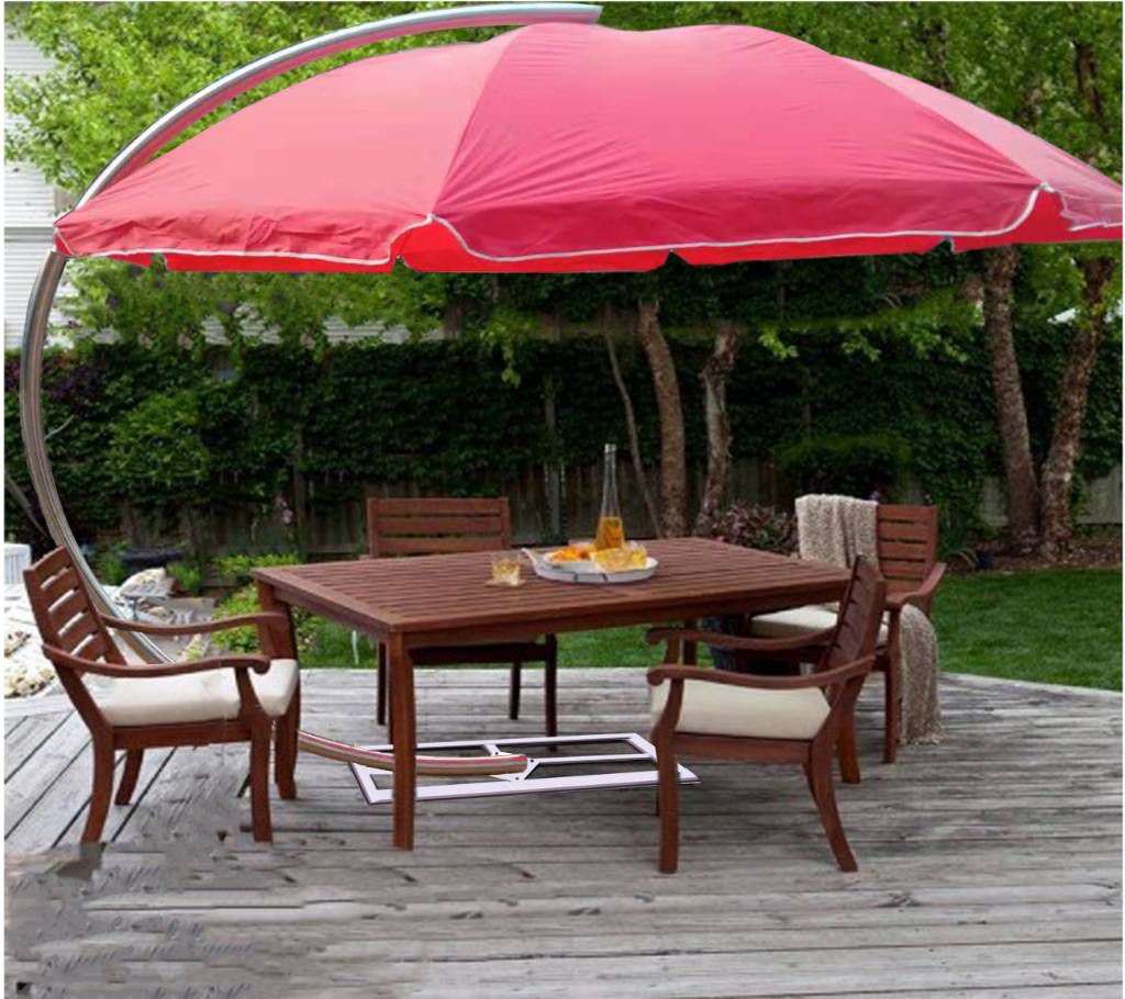 Customizable Rounded Side Stand Umbrella 100% waterproof