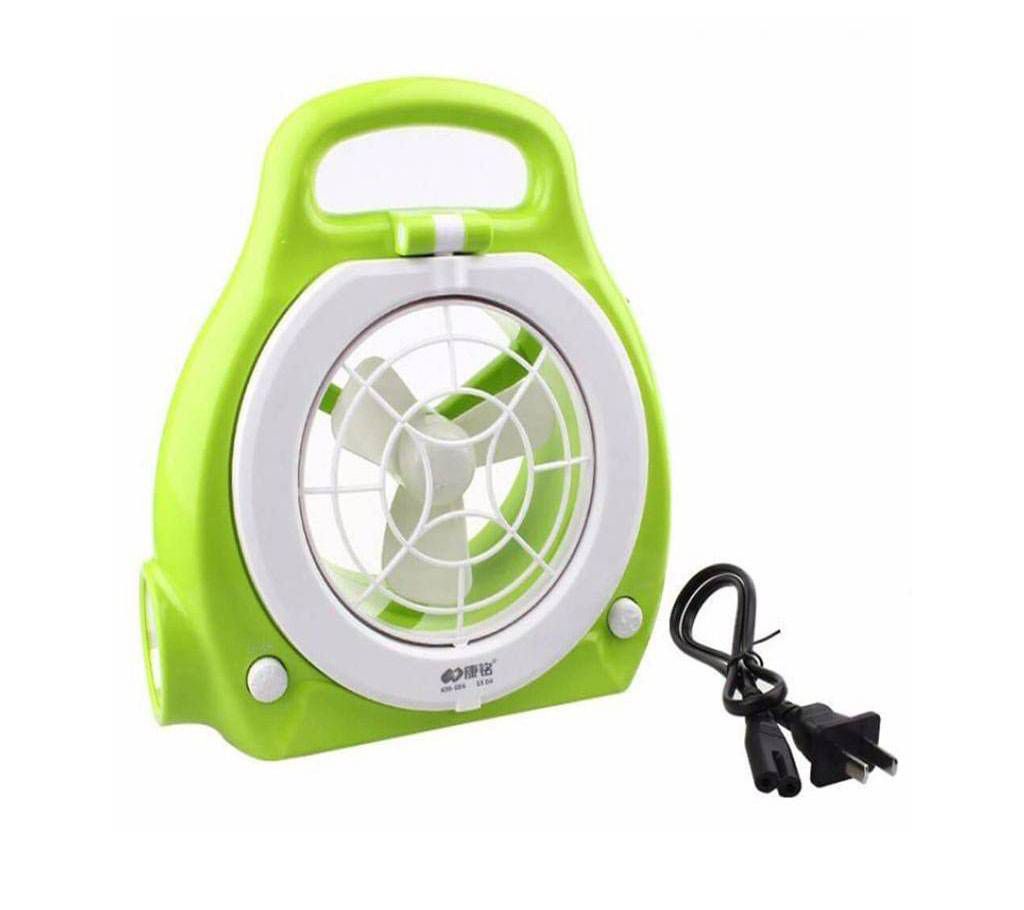 rechargeable emergency light and fan