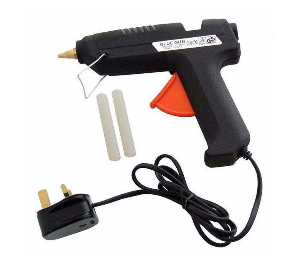 Electric hot melt glue gun (2 pieces glue) 