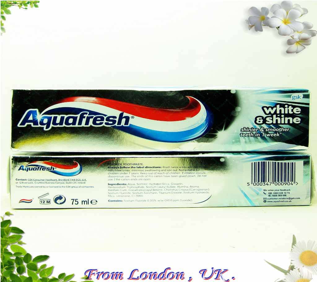 Aquafresh White Shine Toothpaste 75ml