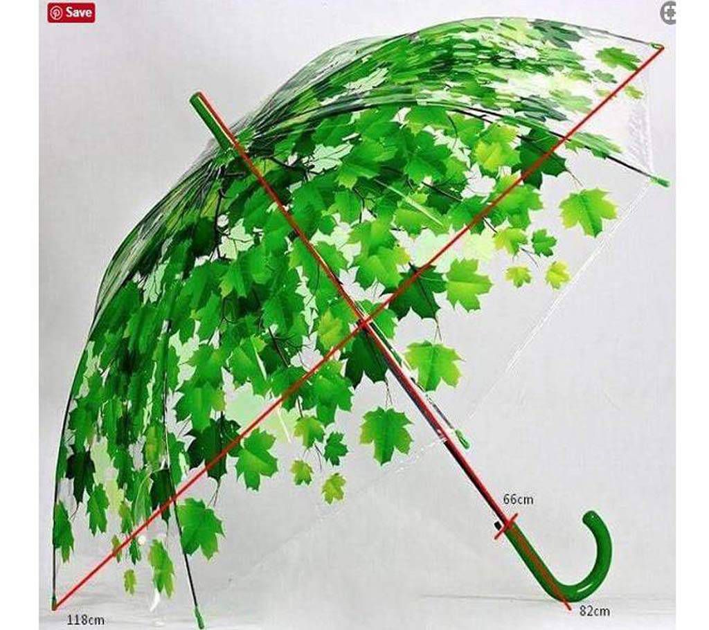 Transparent Multi Color Umbrella