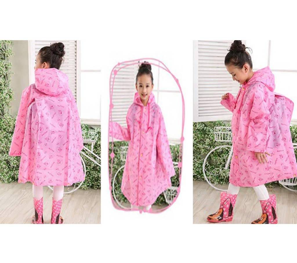 Thicken EVA Raincoat for Kids - Pink