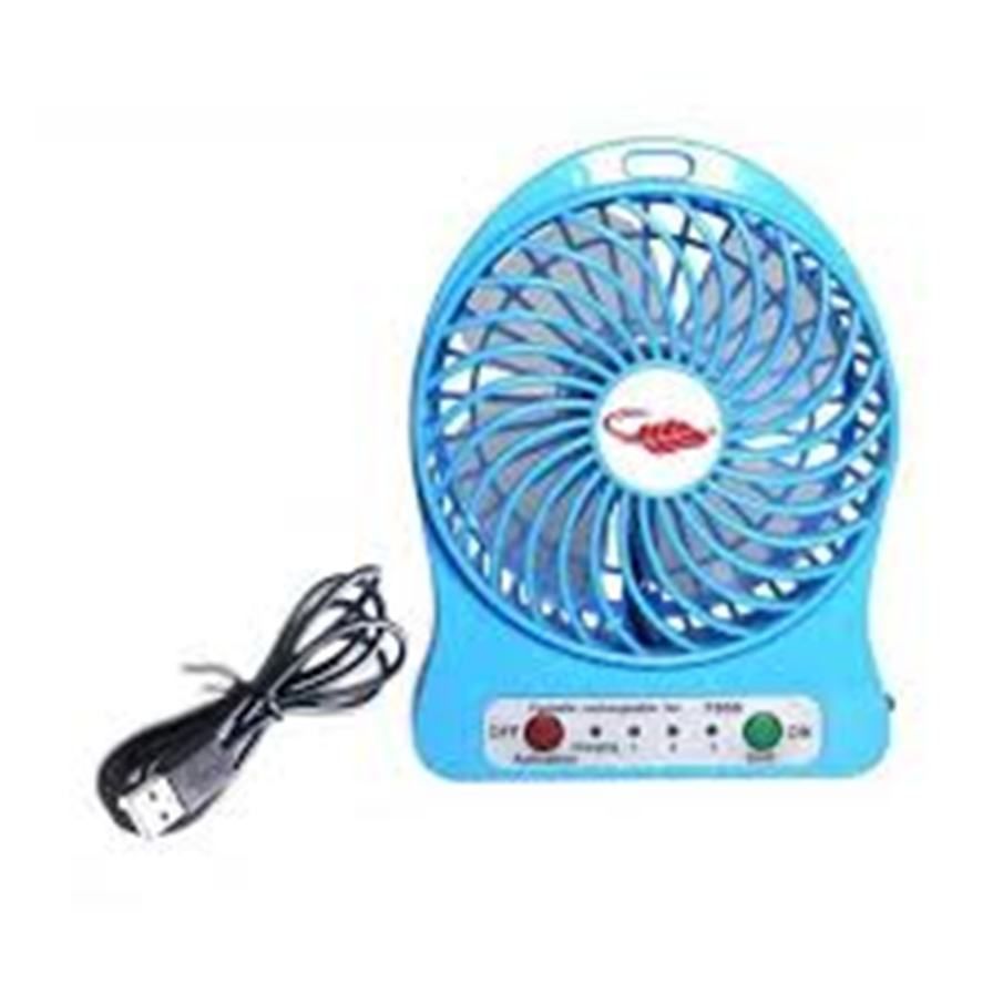 Rechargeable Mini Fan With LED Light
