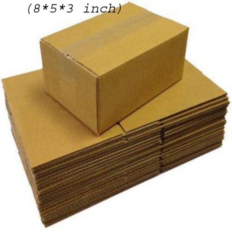 SHIV SHAKTI PACKERS Corrugated Cardboard Packaging Box  (Pack of 50 Brown)