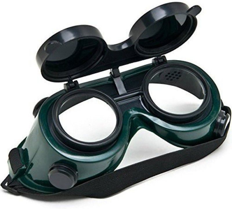 magikdeal Flip-up Filter Poly-carbonated Lens Welding Safety Goggle Welding Safety Goggle  (Free-size)