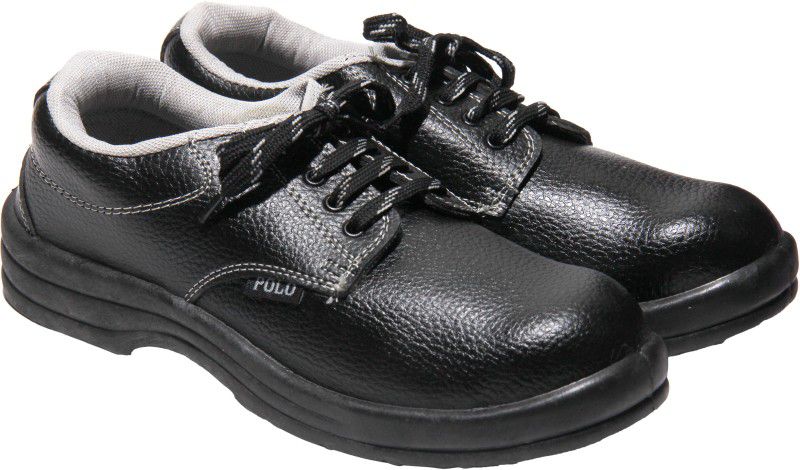 Polo Indcare Atlantic11 Steel Toe PVC Safety Shoe  (Black, S1)