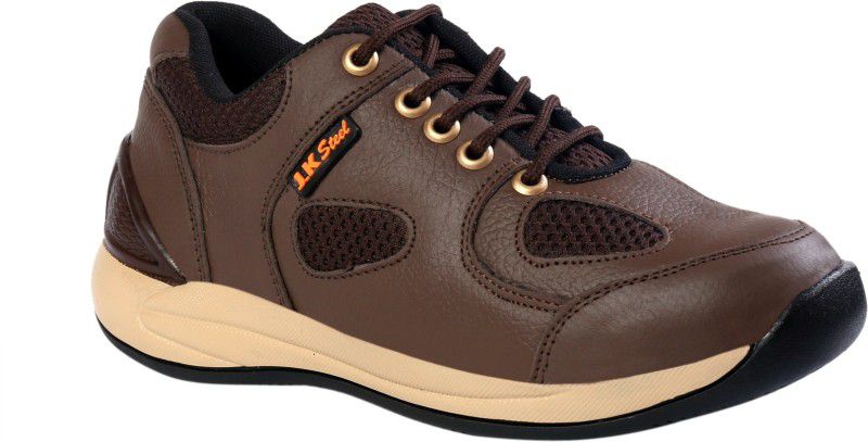 JK STEEL JKPI006BN Steel Toe Genuine Leather Safety Shoe  (Brown, S1)
