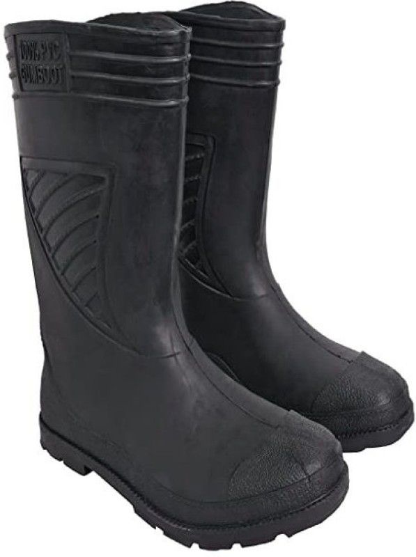 AKARI GBUK-8 Soft Toe PVC Safety Shoe  (Black, S1, S2, S3, S4)