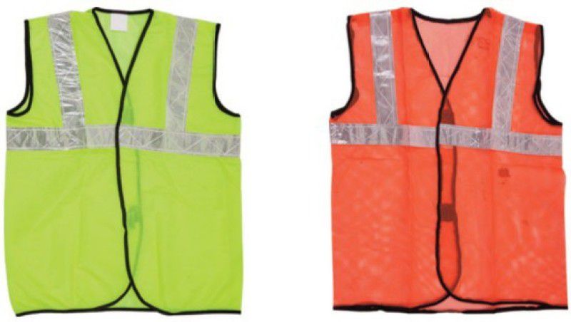 ETS ETS 01 Safety Jacket  (Fluroscent Orange, Fluroscent Green)