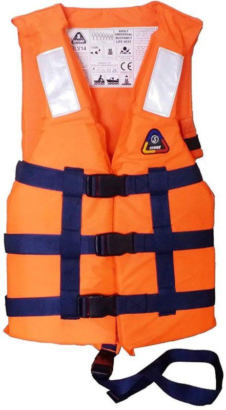 eShop24x7 Adult Universal Orange Water Sport Swimming safety jacket Safety Jacket  (Orange)