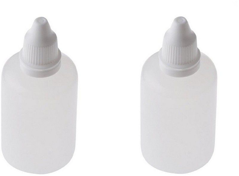 HOMEOTRADE 10 PCS 30ml Empty Plastic Eye Liquid Dropping Bottles 30 ml Bottle (Pack of 10, White, Plastic) Laboratory Dropper Bottle  (Plastic 30 ml Pack of10)