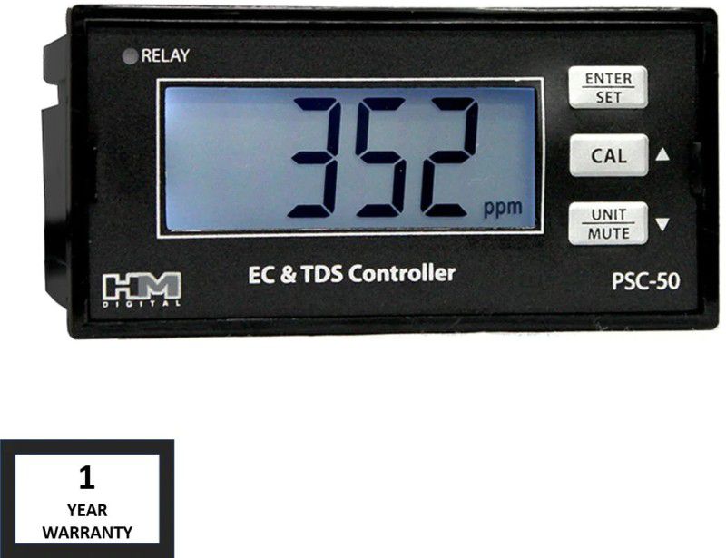 HM DIGITAL PSC-50 Single Line TDS/EC Mini Controller With One Year Warranty Digital TDS Meter