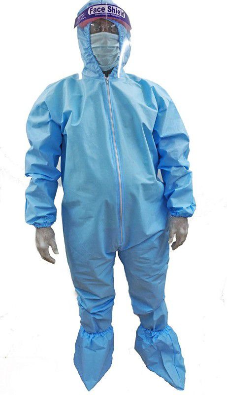antic clothing PPE KIT BLUEEEM Safety Jacket  (BLUE)