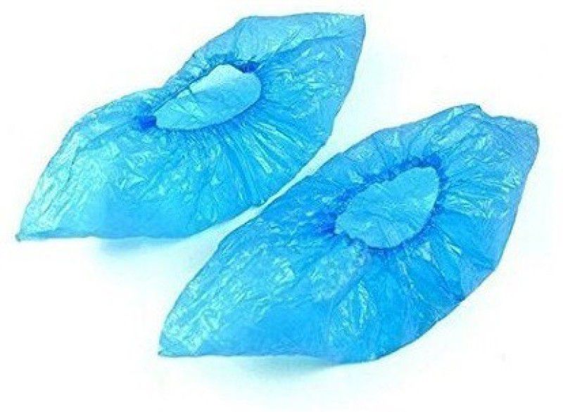 Elite 25 Pair, Waterproof Disposable Shoe Cover Polyester Blue Flat Shoe Cover, Boots Shoe Cover  (Free Pack of 50)