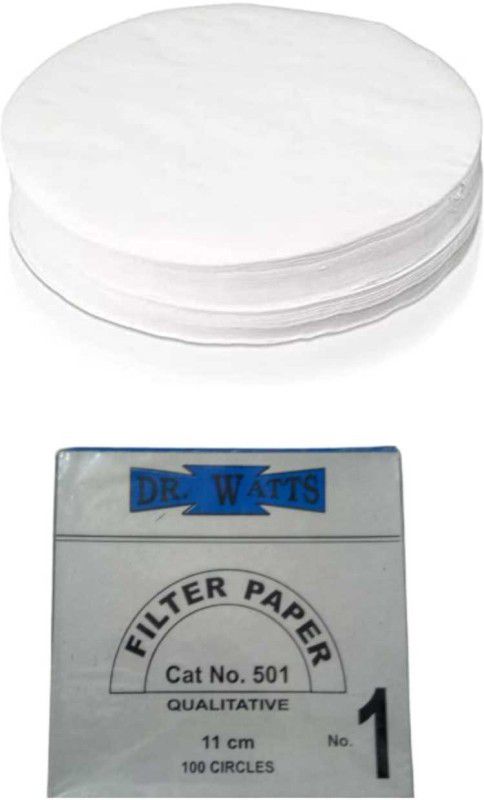 VITSZEE Dr. WATT FILTER PAPER-100 circles, School, College,Lab, Industry (11 CM) Filter Paper  (11 cm)