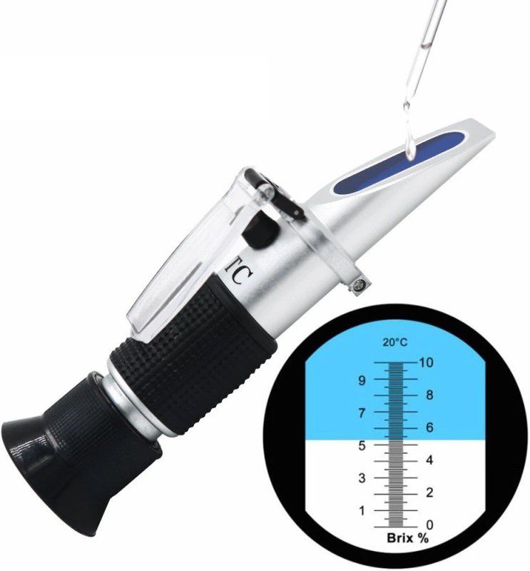 Real Instruments 0-10% Brix Hand Held Synthetic Machining Coolants Maple Sap Cutting Liquid CNC Manual Handheld Refractometer