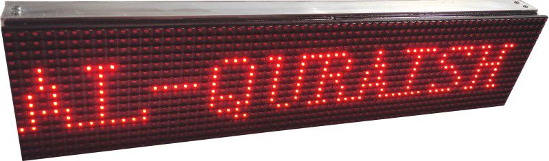 AL-QURAISH P10 LED DIGITAL TEXT SCROLING RED COLOR DISPLAY WITH (WIFI) ( 7 INCH. * 25 Inch.) LED Display