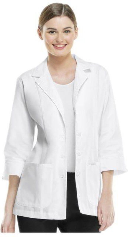 RS FASHION Lab Coat  (Cotton)