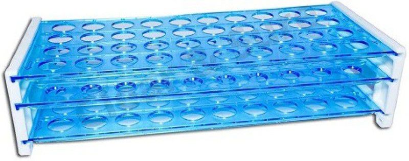 EXCLIQ Test Tube Stand or Rack for laboratory 3 TIER, 18 mm 40 Holes (Pack of 1) Aluminum Test Tube Rack  (0 Blue)