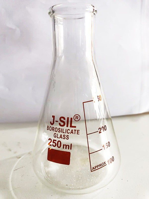 J-SIL Erlenmeyer Flask  (250 ml, Pack of 1 CONICAL FLASK 250ML)