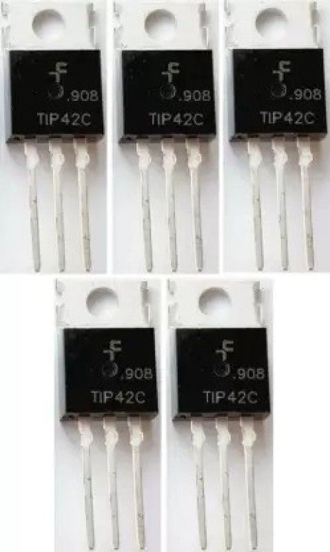 WHO SETOF 5PCS OF TIP42C PNP TRANSISTOR USED FOR AMPLIFICATION AND SWITCHING TO-220 PNP Transistor  (Number of Transistors 1)