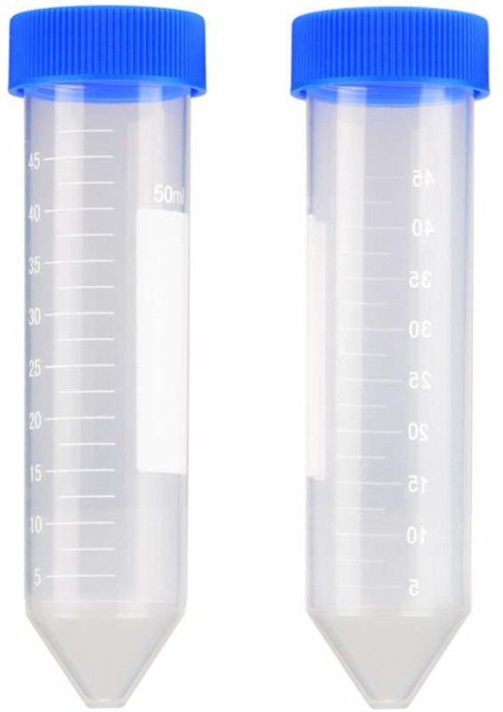Recombigen 50 ml Plain Plastic Test Tube  (11.5 cm 5 K Pack of 100)