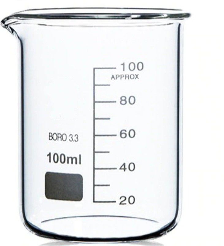 PRIME BAKER 100 ml Low Form Beaker  (Pack of 6)