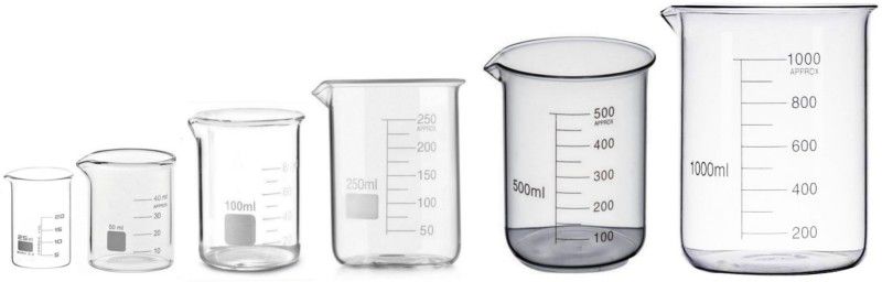 Spylx 1000 ml Measuring Beaker  (Pack of 6)