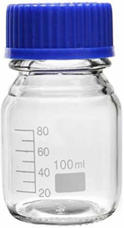 PRIME BAKER Reagent-Bottl2-100ml Laboratory Dropper Bottle  (Glass 100 ml Pack of1)