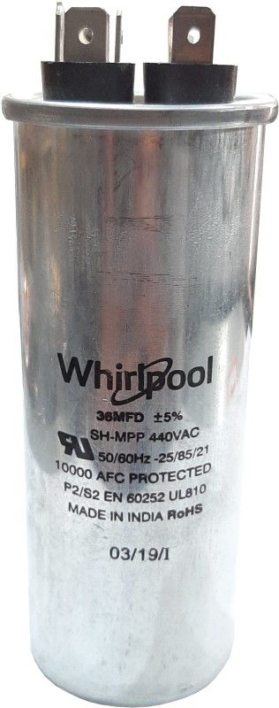 Whirlpool Original Capacitor 36 MFD for Air Conditioners Power Capacitor  (Pack of 1)