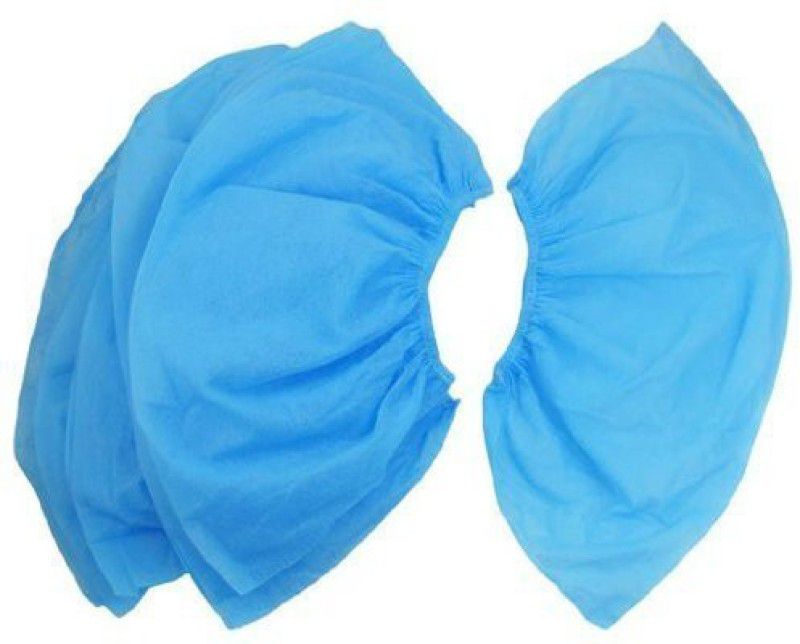 Adaamya ADSC-05 Polyester Light Blue Flat Shoe Cover  (Free Size Pack of 400)
