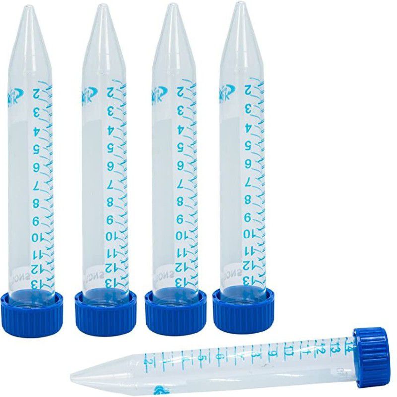 TARSONS 15 ml Rimmed Polypropylene Test Tube  (12 cm 408.6 K Pack of 50)