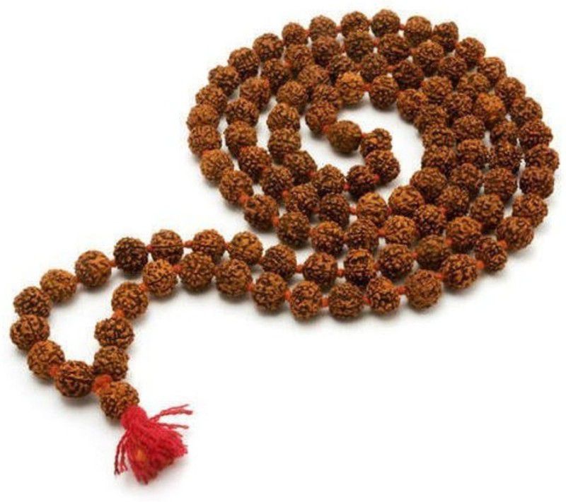 Rudraksha Mala 108+1 Beads ( 8mm ) Wood Necklace