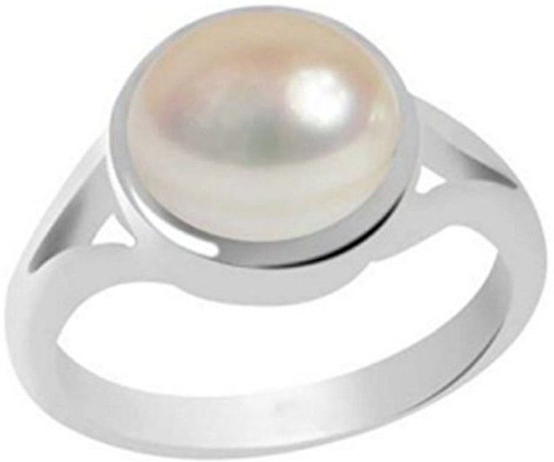 Silver Pearl Sterling Silver Plated Ring
