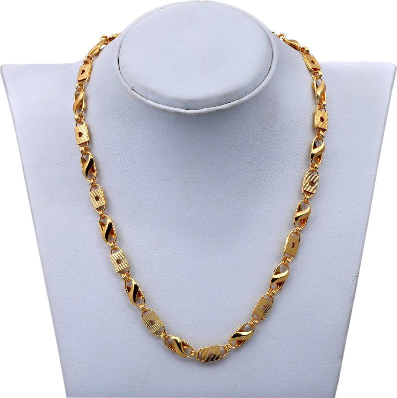 HEART LOVE CHAIN Gold-plated Plated Brass Chain