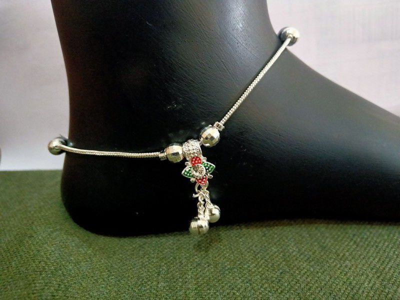 S-AM_ANK_29 Sterling Silver Anklet