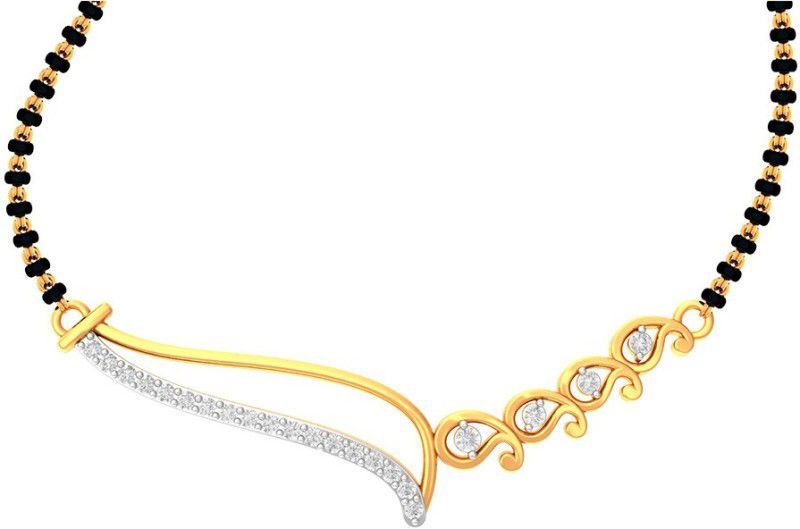 Zeya 18K (750) Plaid Tanmaniya Yellow Gold Necklace For Women 18kt Yellow Gold Pendant