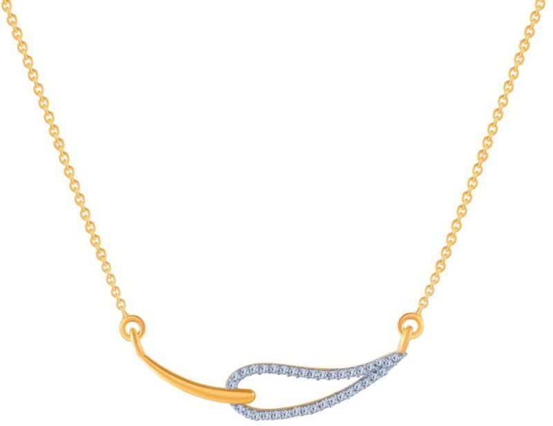PC Chandra Jewellers TANMANIA 14kt Yellow Gold Pendant