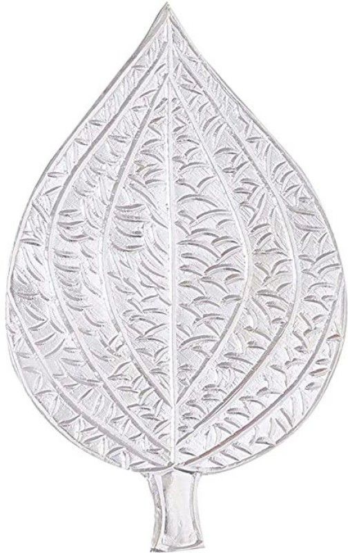 Dhruvs Collection Decorative Showpiece - 7 cm  (Silver, Silver)