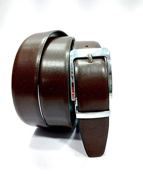 Boys Brown Artificial Leather Reversible Belt