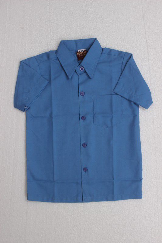Nirmal Blue Uniform Shirt  (New Delhi, Baroda, Ahemdabad, Bengaluru, Chennai, Hyderabad, Mumbai, Kolkata)